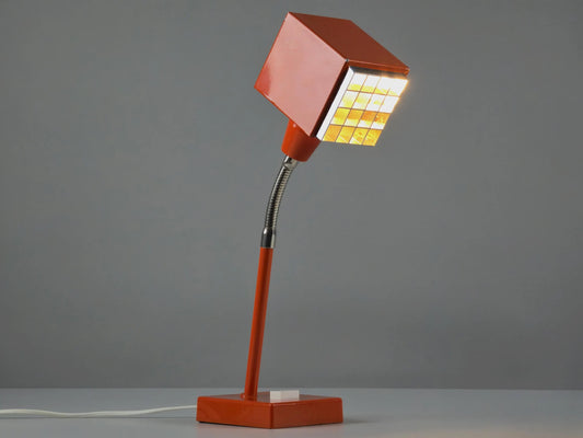 Vintage 1970s ELIDUS 'Kuben' Type 2203 Table Lamp by Björn Svensson.