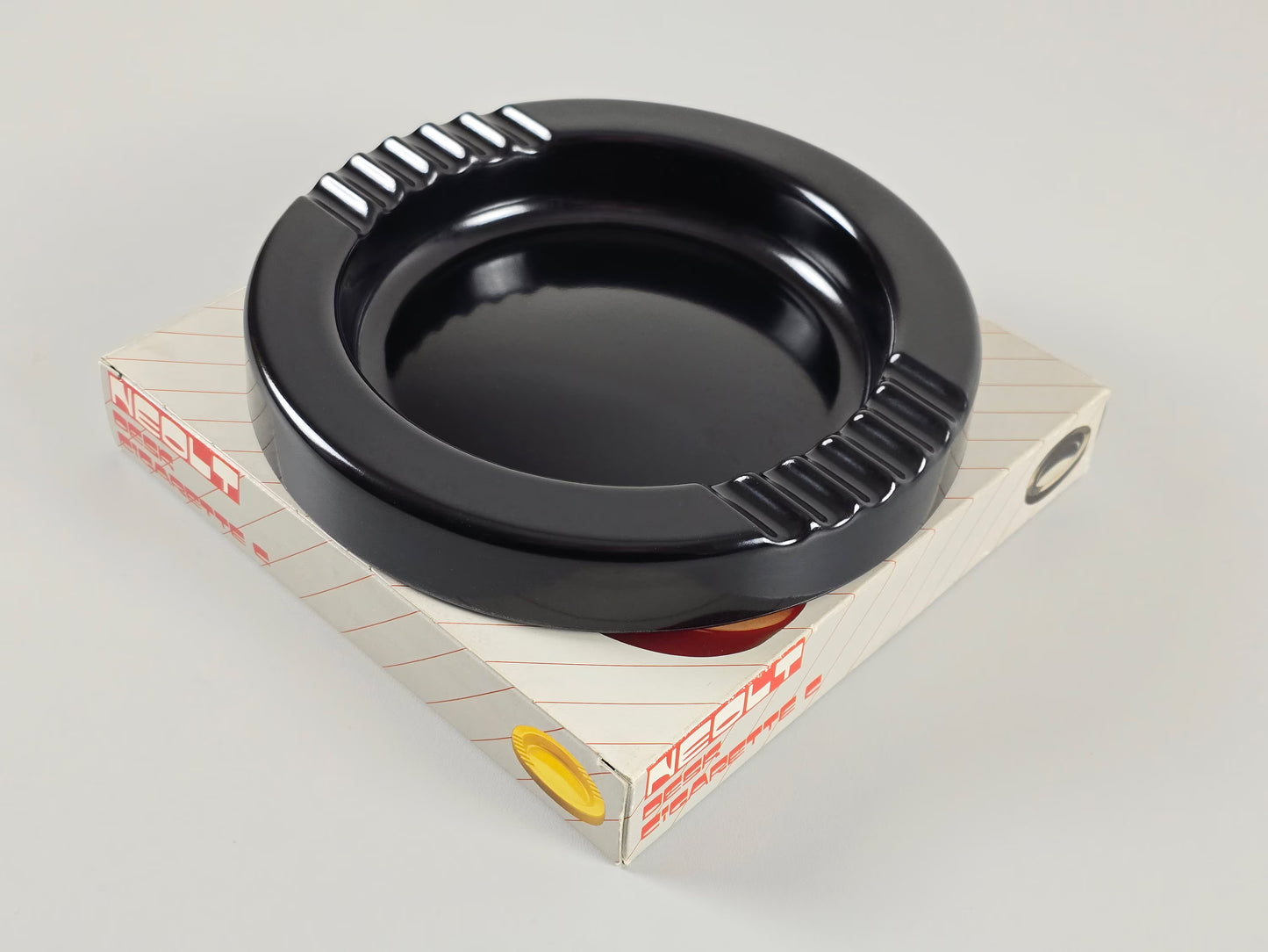 Vintage 1970s Italian Melamine Ashtray By Neolt.