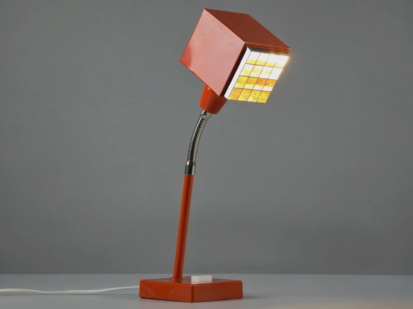 Vintage 1970s ELIDUS 'Kuben' Type 2203 Table Lamp by Björn Svensson.