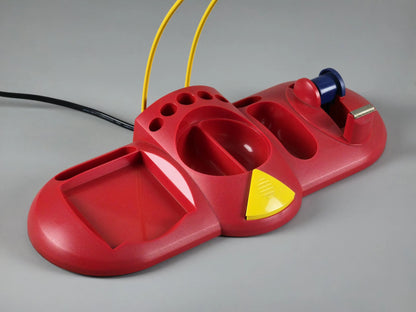 Vintage 1980s VRIELAND DESIGN Desk Lamp With Integrated Organizer.