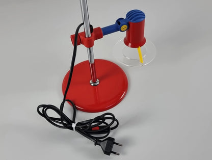 Vintage 1980s Adjustable & Rotating Desk Lamp By Brilliant Leuchten, Germany.