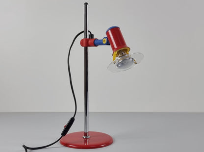 Vintage 1980s Adjustable & Rotating Desk Lamp By Brilliant Leuchten, Germany.