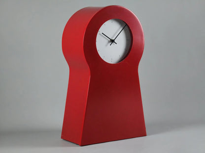 Vintage 1999 IKEA PS Keyhole Clock With Cabinet By Thomas Eriksson