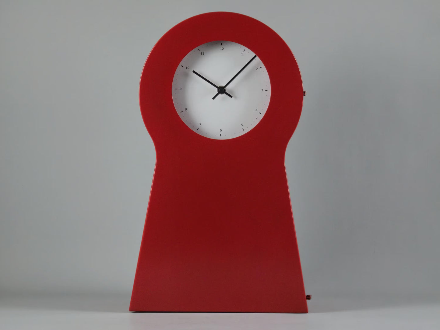 Vintage 1999 IKEA PS Keyhole Clock With Cabinet By Thomas Eriksson
