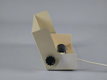 Vintage 1980s Industrial-Minimalist Metal Wall Light By Hema.