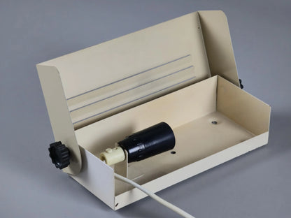 Vintage 1980s Industrial-Minimalist Metal Wall Light By Hema.