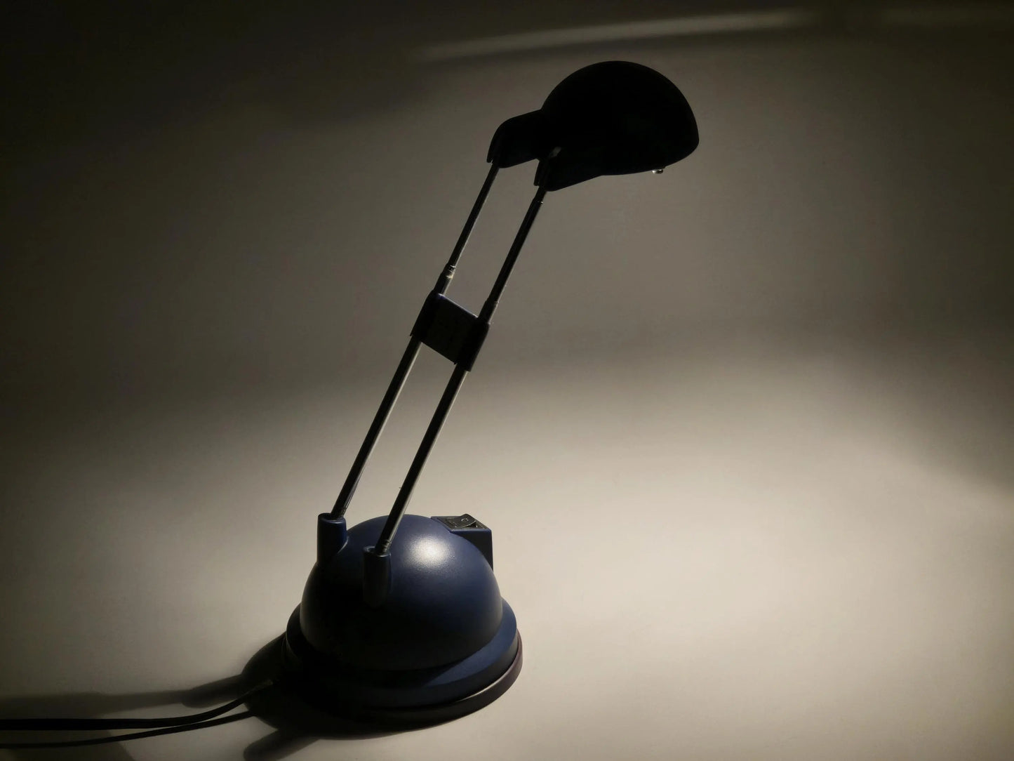 Vintage 1990s IKEA Purple 'Espressivo' Telescopic Antenna Desk Lamp.